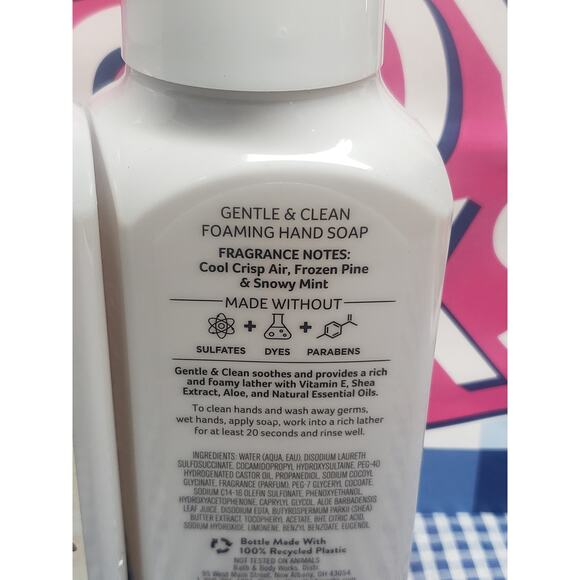 BBW First Snow Gentle & Clean Foaming Hand Soap 2 Pack - Picture 2 of 2